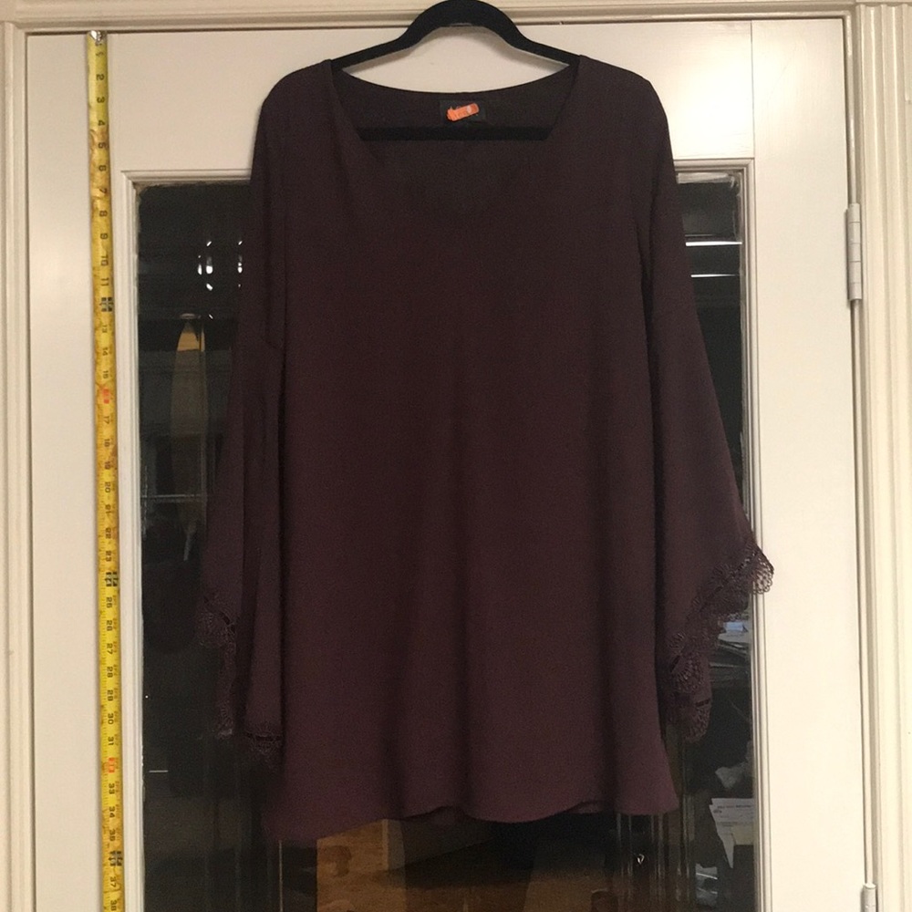Plum long woman’s  blouse